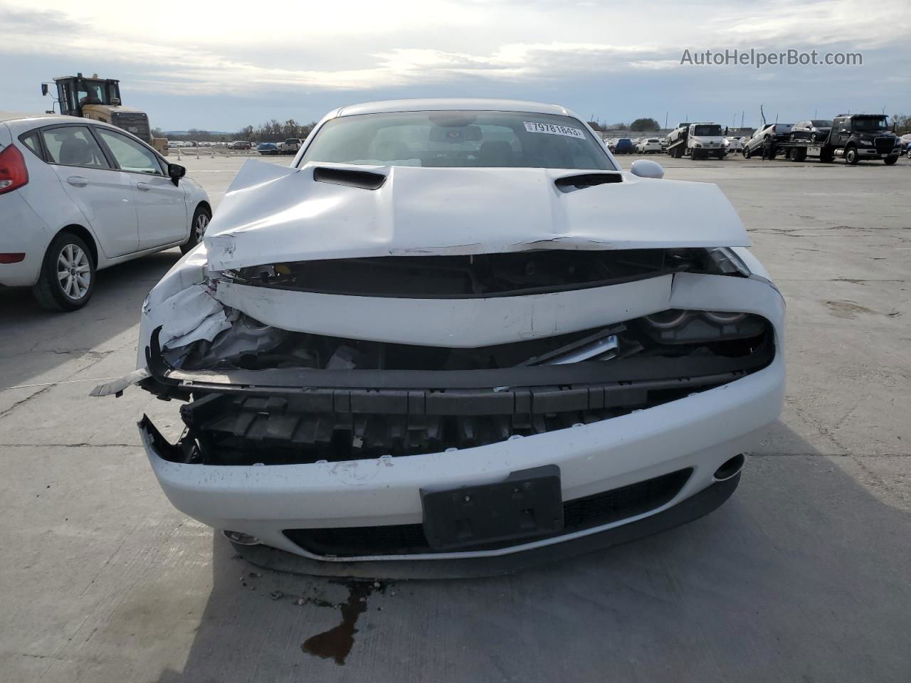 2016 Dodge Challenger Sxt White vin: 2C3CDZAG1GH332170