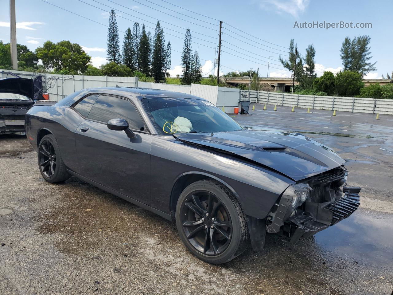 2016 Dodge Challenger Sxt Gray vin: 2C3CDZAG1GH345128