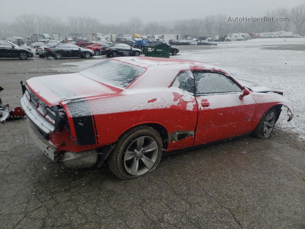 2016 Dodge Challenger Sxt Красный vin: 2C3CDZAG1GH352922