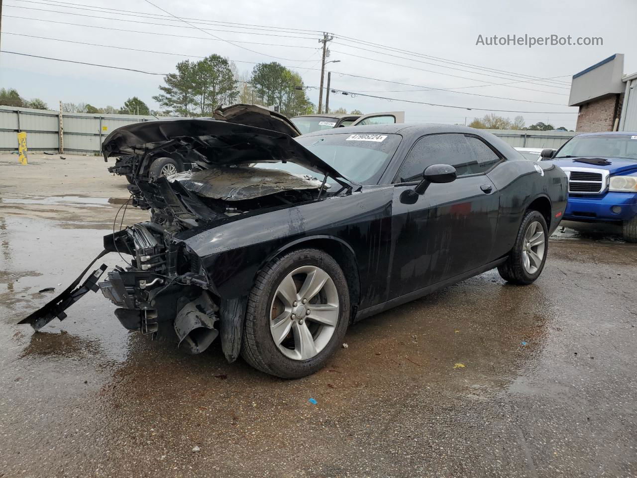 2016 Dodge Challenger Sxt Black vin: 2C3CDZAG1GH354315