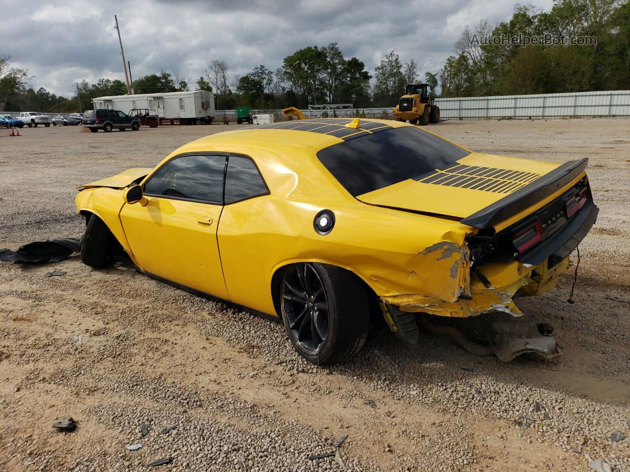 2017 Dodge Challenger Sxt Yellow vin: 2C3CDZAG1HH531513