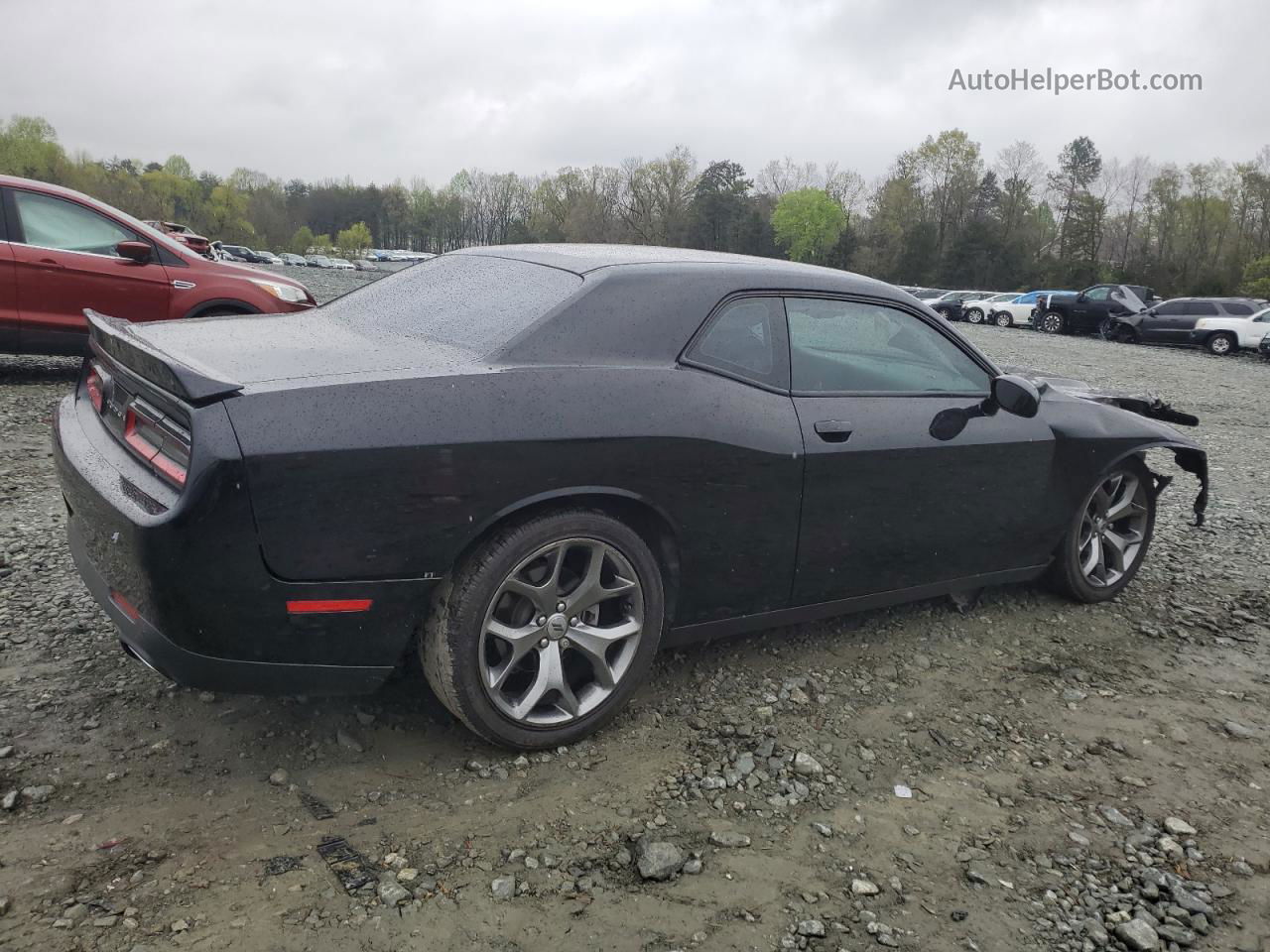 2017 Dodge Challenger Sxt Черный vin: 2C3CDZAG1HH578542