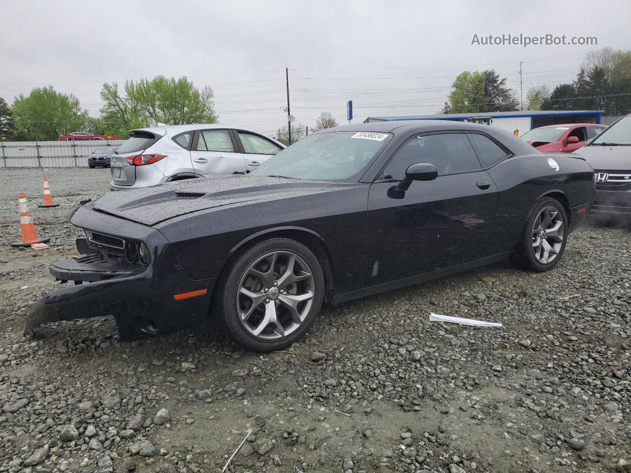 2017 Dodge Challenger Sxt Black vin: 2C3CDZAG1HH578542