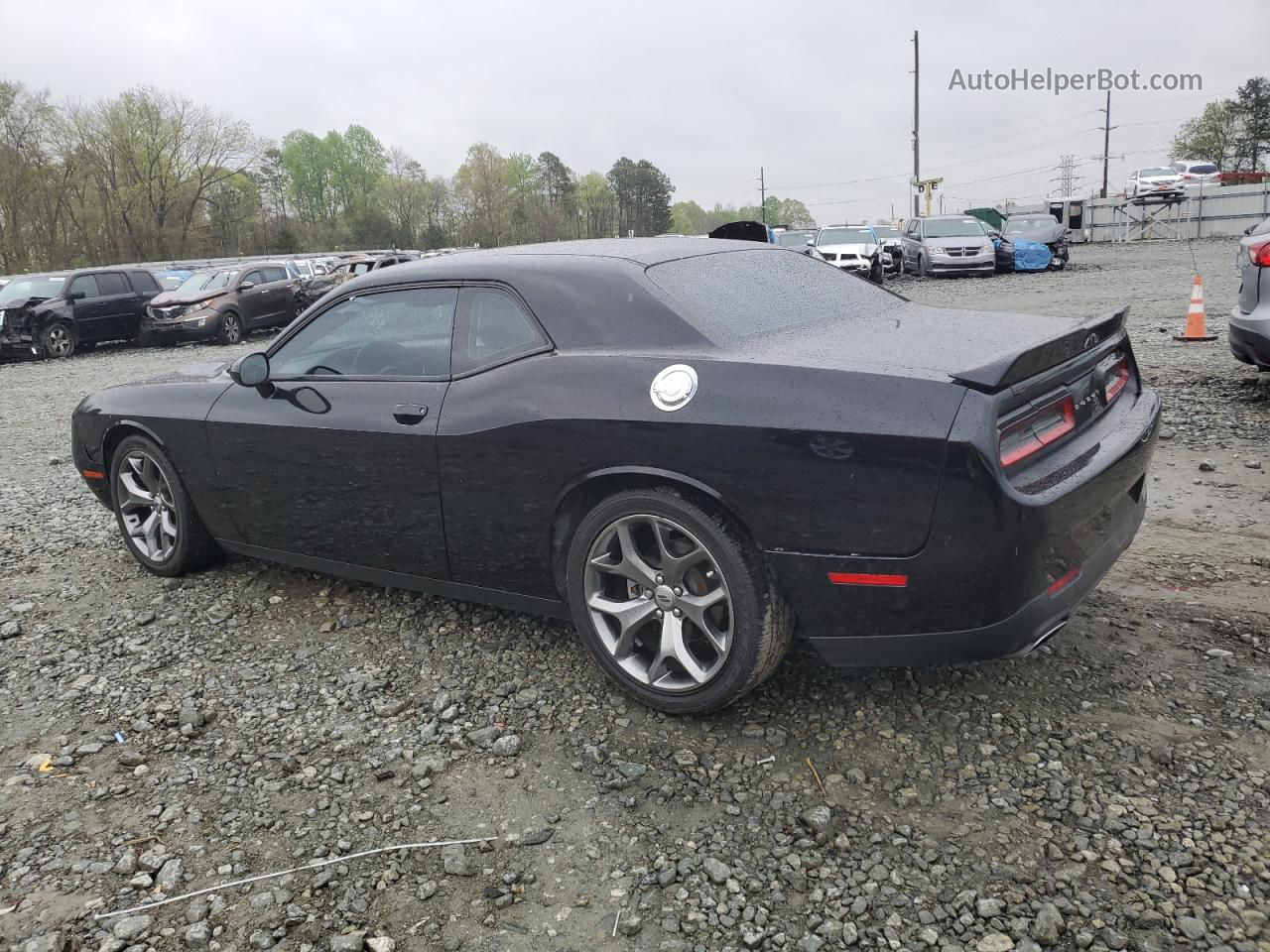 2017 Dodge Challenger Sxt Черный vin: 2C3CDZAG1HH578542