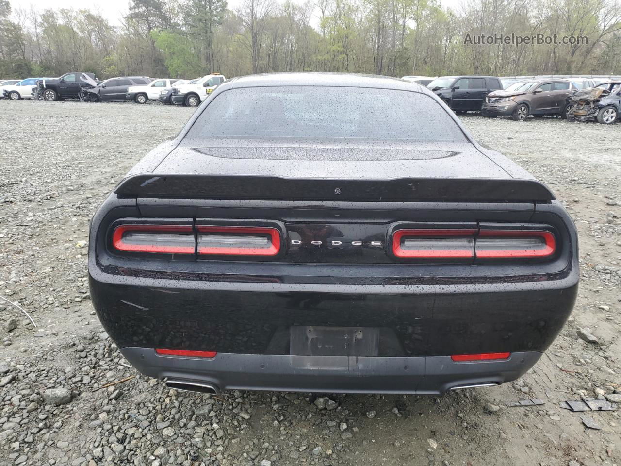 2017 Dodge Challenger Sxt Black vin: 2C3CDZAG1HH578542