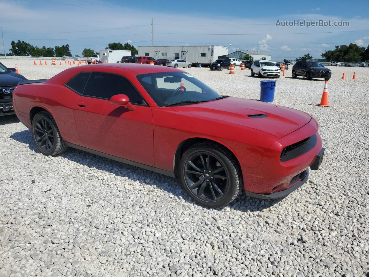 2017 Dodge Challenger Sxt Red vin: 2C3CDZAG1HH613631