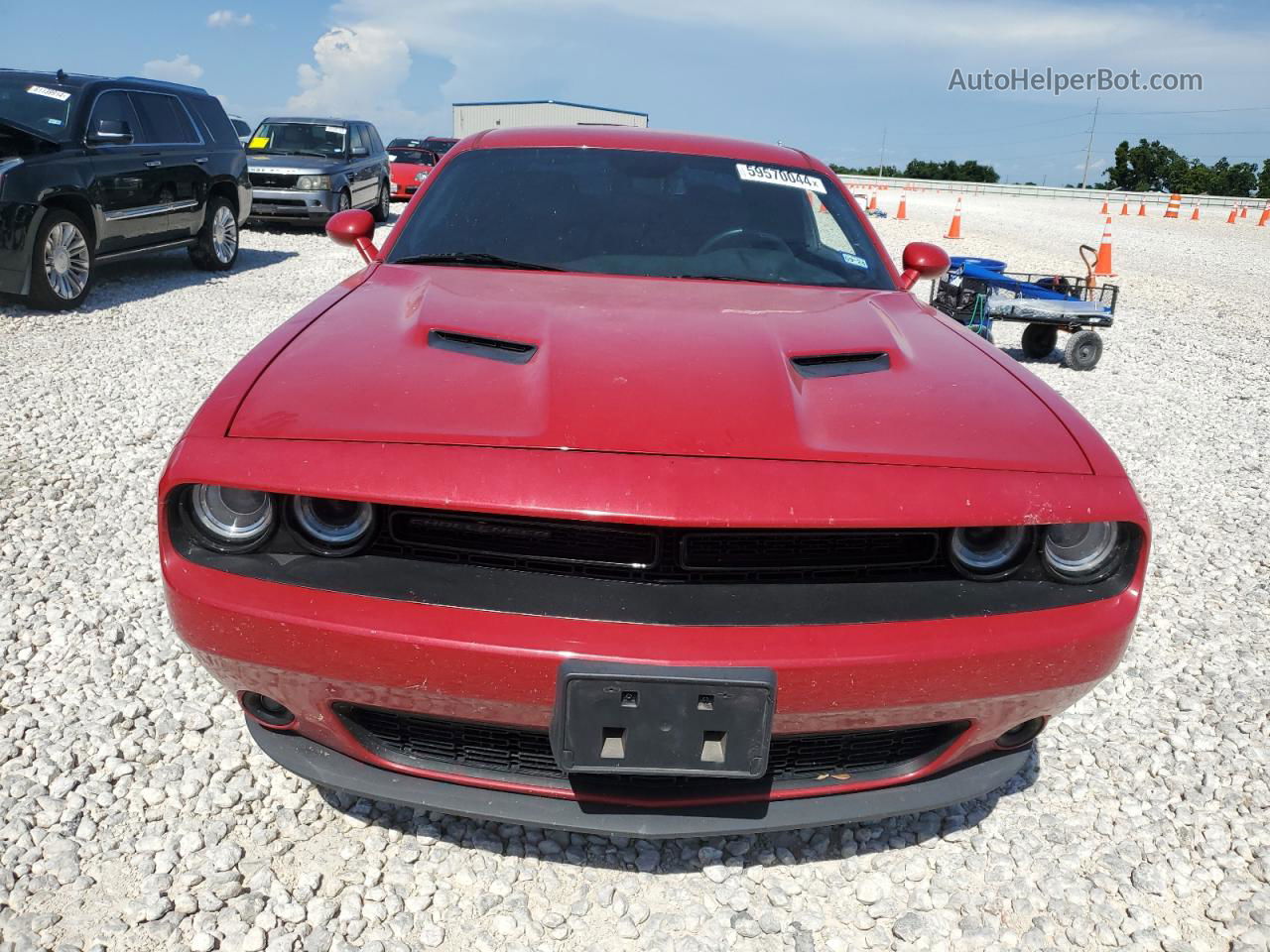 2017 Dodge Challenger Sxt Red vin: 2C3CDZAG1HH613631