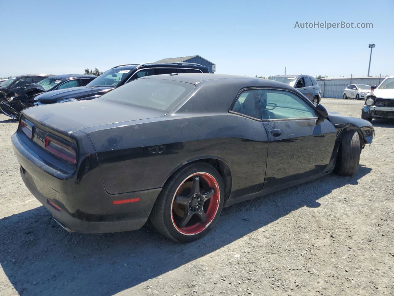 2017 Dodge Challenger Sxt Black vin: 2C3CDZAG1HH619445