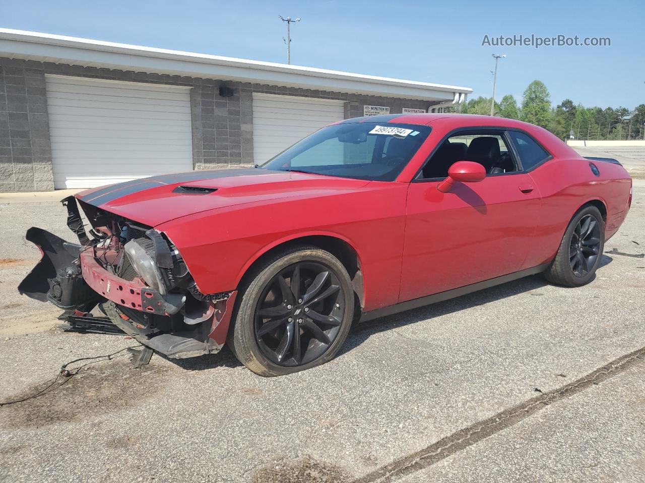 2017 Dodge Challenger Sxt Red vin: 2C3CDZAG1HH666023