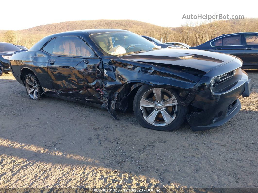 2018 Dodge Challenger Sxt Black vin: 2C3CDZAG1JH127861