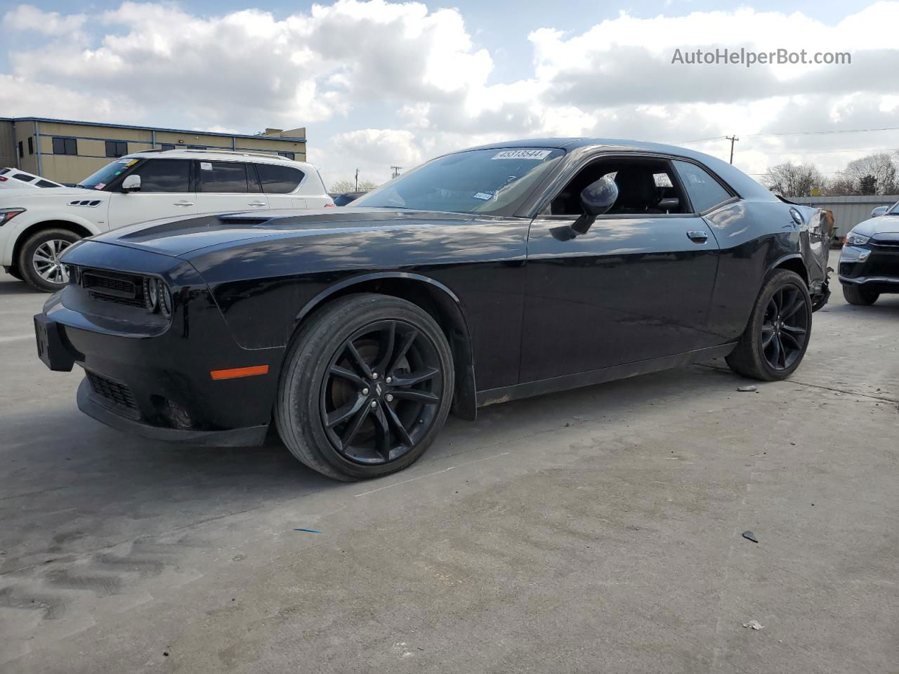 2018 Dodge Challenger Sxt Черный vin: 2C3CDZAG1JH178650