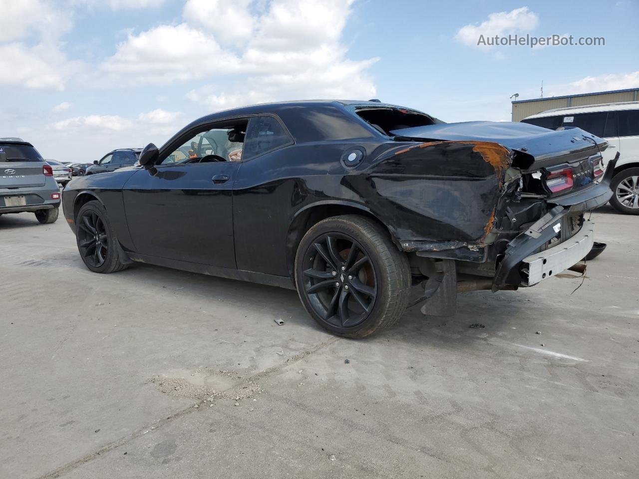 2018 Dodge Challenger Sxt Черный vin: 2C3CDZAG1JH178650