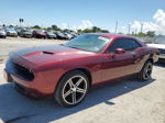 2018 Dodge Challenger Sxt Maroon vin: 2C3CDZAG1JH204650