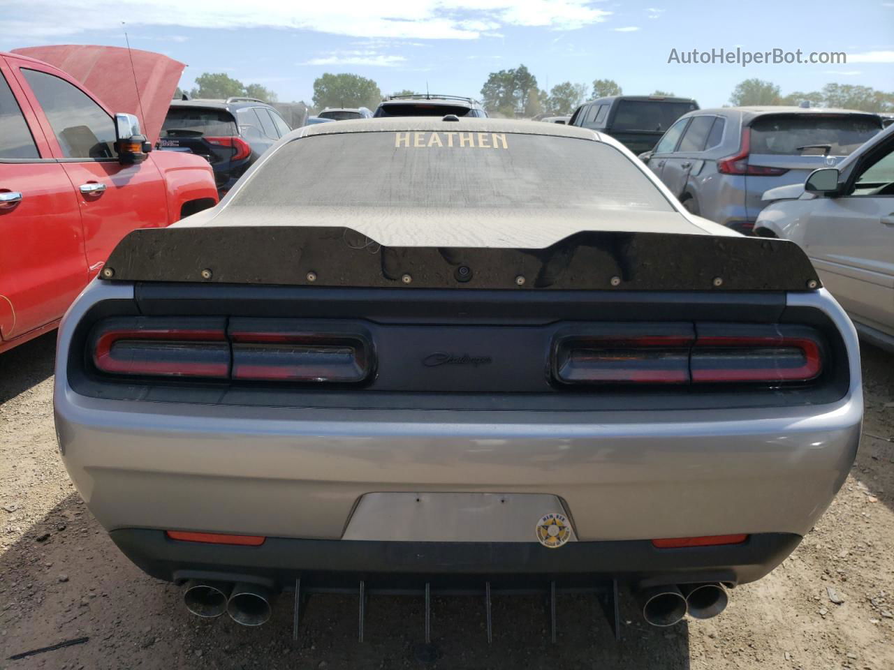 2018 Dodge Challenger Sxt Silver vin: 2C3CDZAG1JH276481