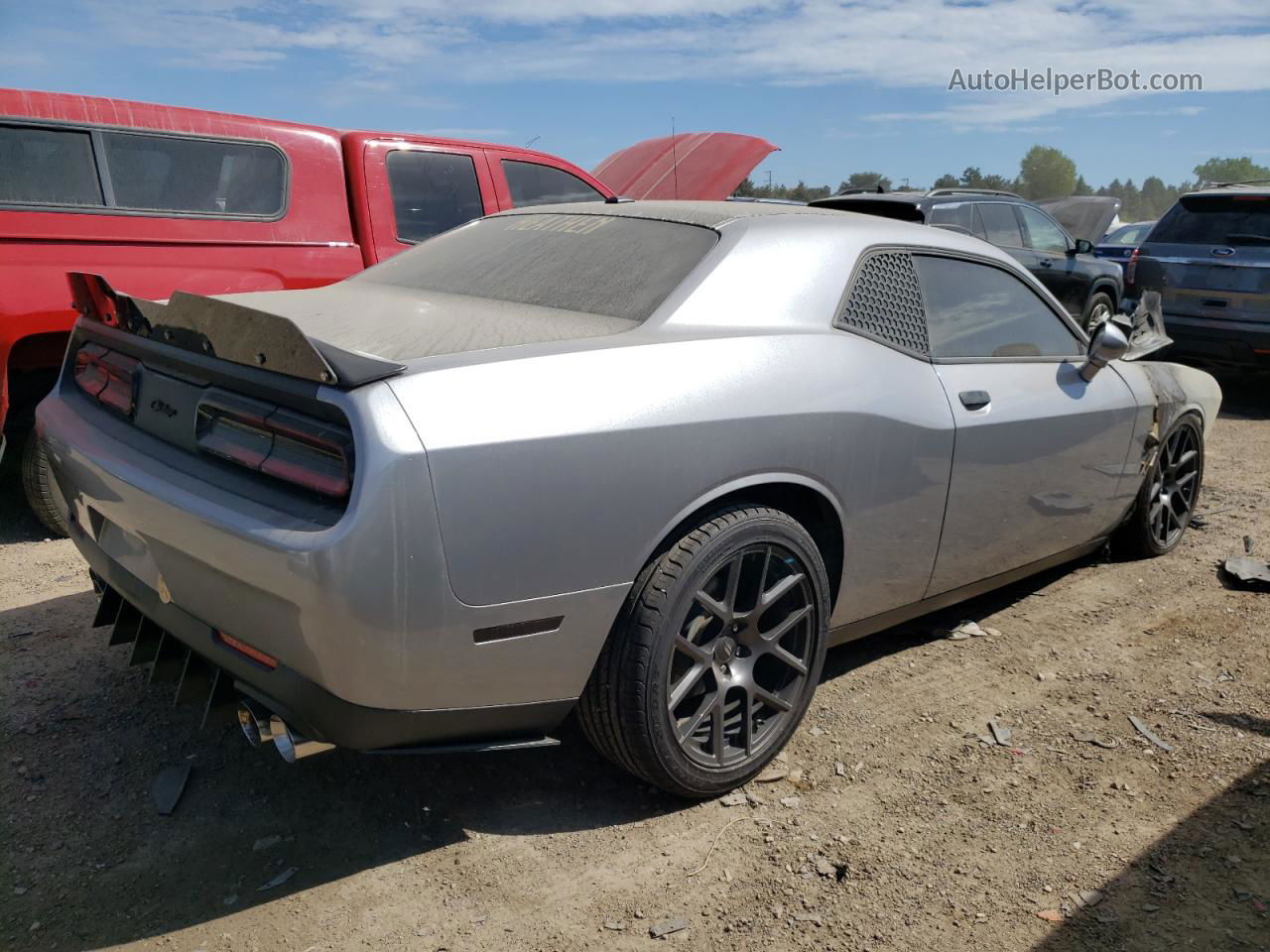 2018 Dodge Challenger Sxt Silver vin: 2C3CDZAG1JH276481