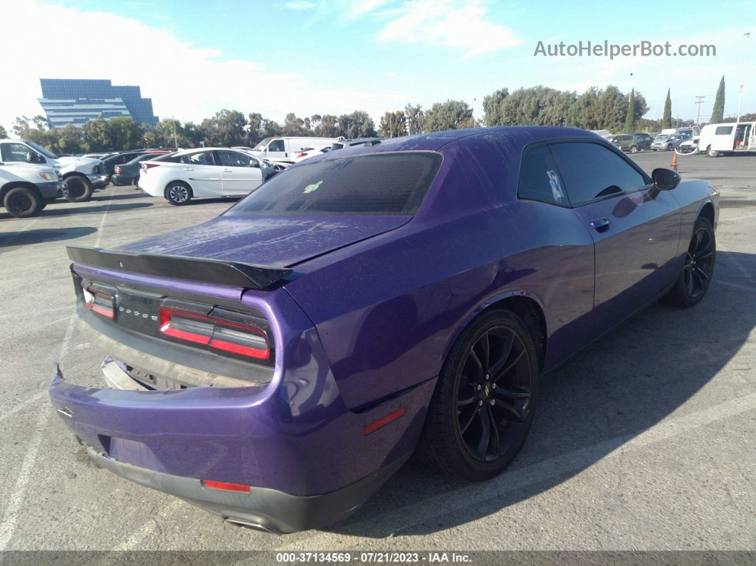 2018 Dodge Challenger Sxt Фиолетовый vin: 2C3CDZAG1JH310922