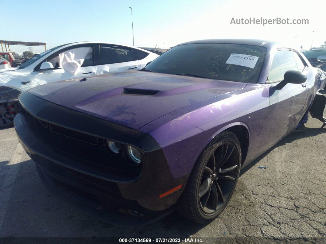 2018 Dodge Challenger Sxt Фиолетовый vin: 2C3CDZAG1JH310922