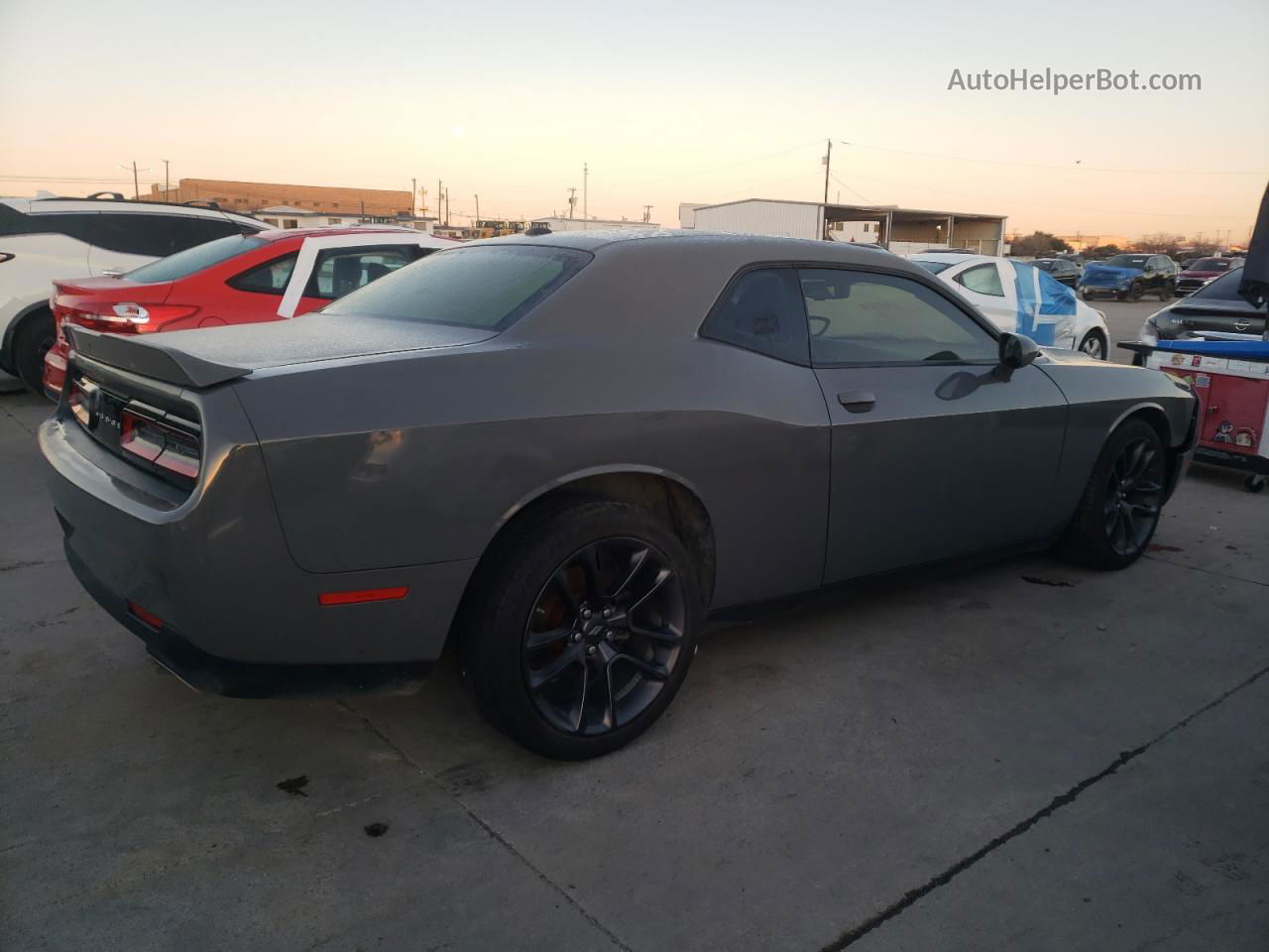 2018 Dodge Challenger Sxt Gray vin: 2C3CDZAG1JH317689