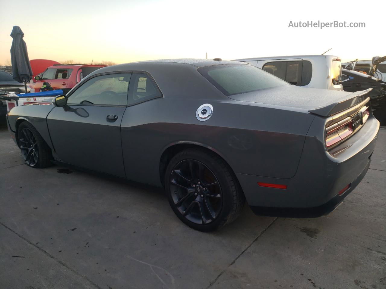 2018 Dodge Challenger Sxt Gray vin: 2C3CDZAG1JH317689