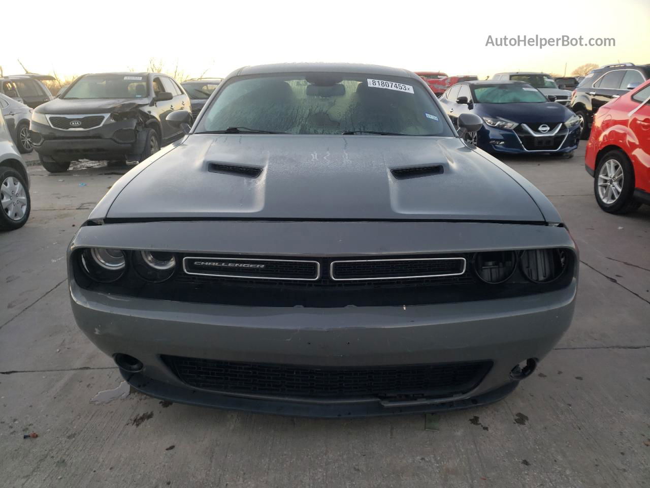 2018 Dodge Challenger Sxt Gray vin: 2C3CDZAG1JH317689