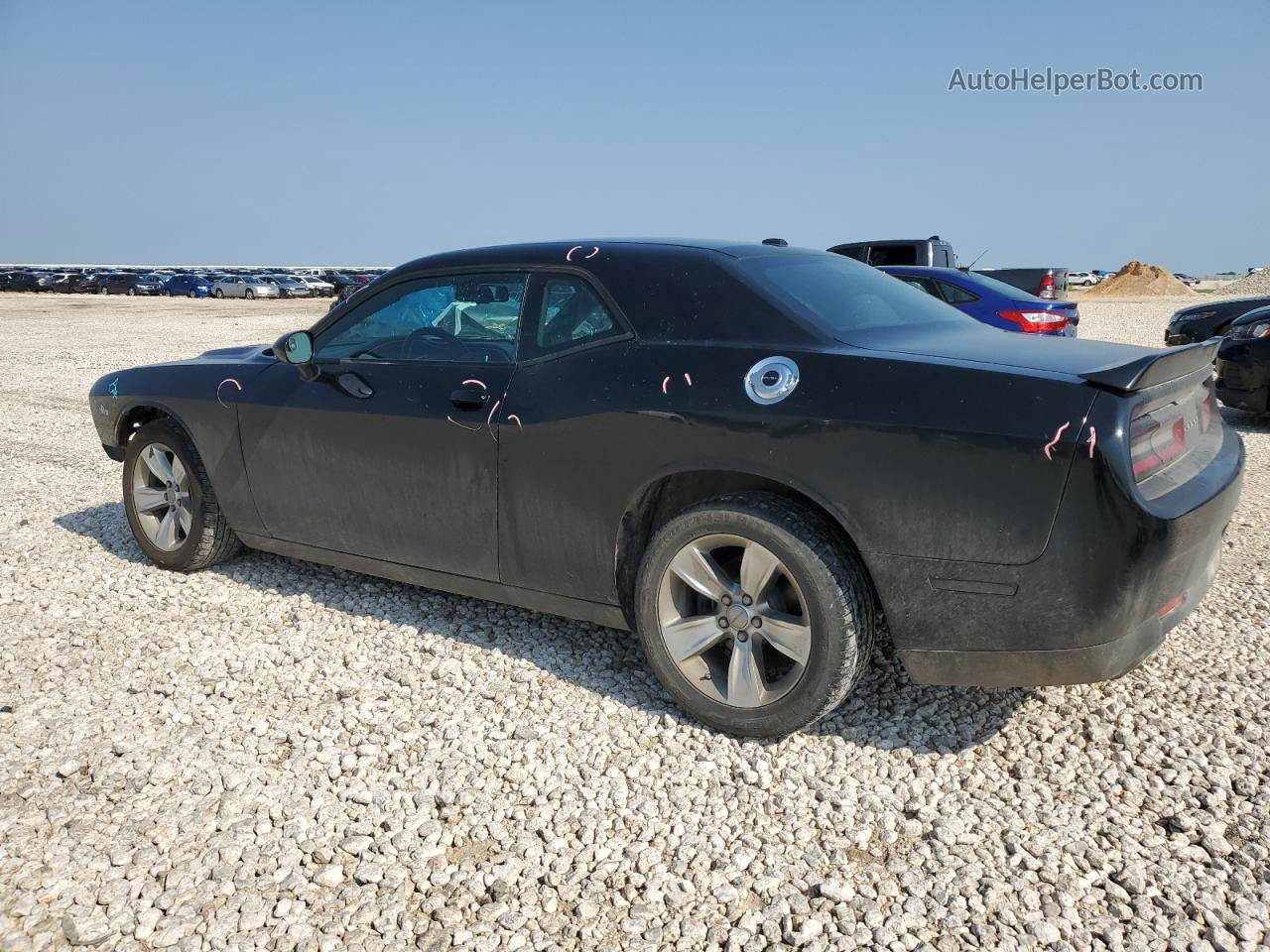 2018 Dodge Challenger Sxt Black vin: 2C3CDZAG1JH317983