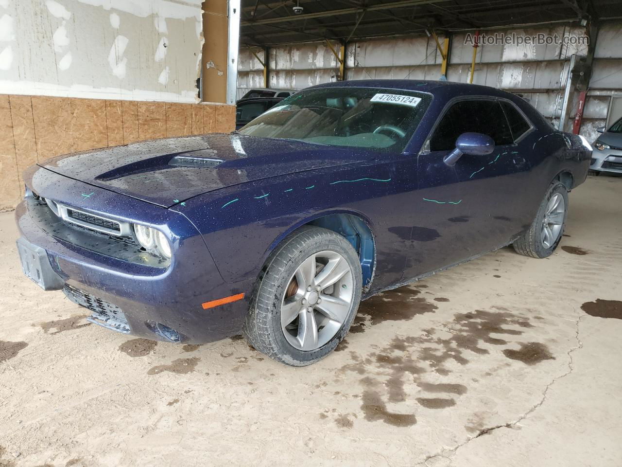 2015 Dodge Challenger Sxt Blue vin: 2C3CDZAG2FH709717