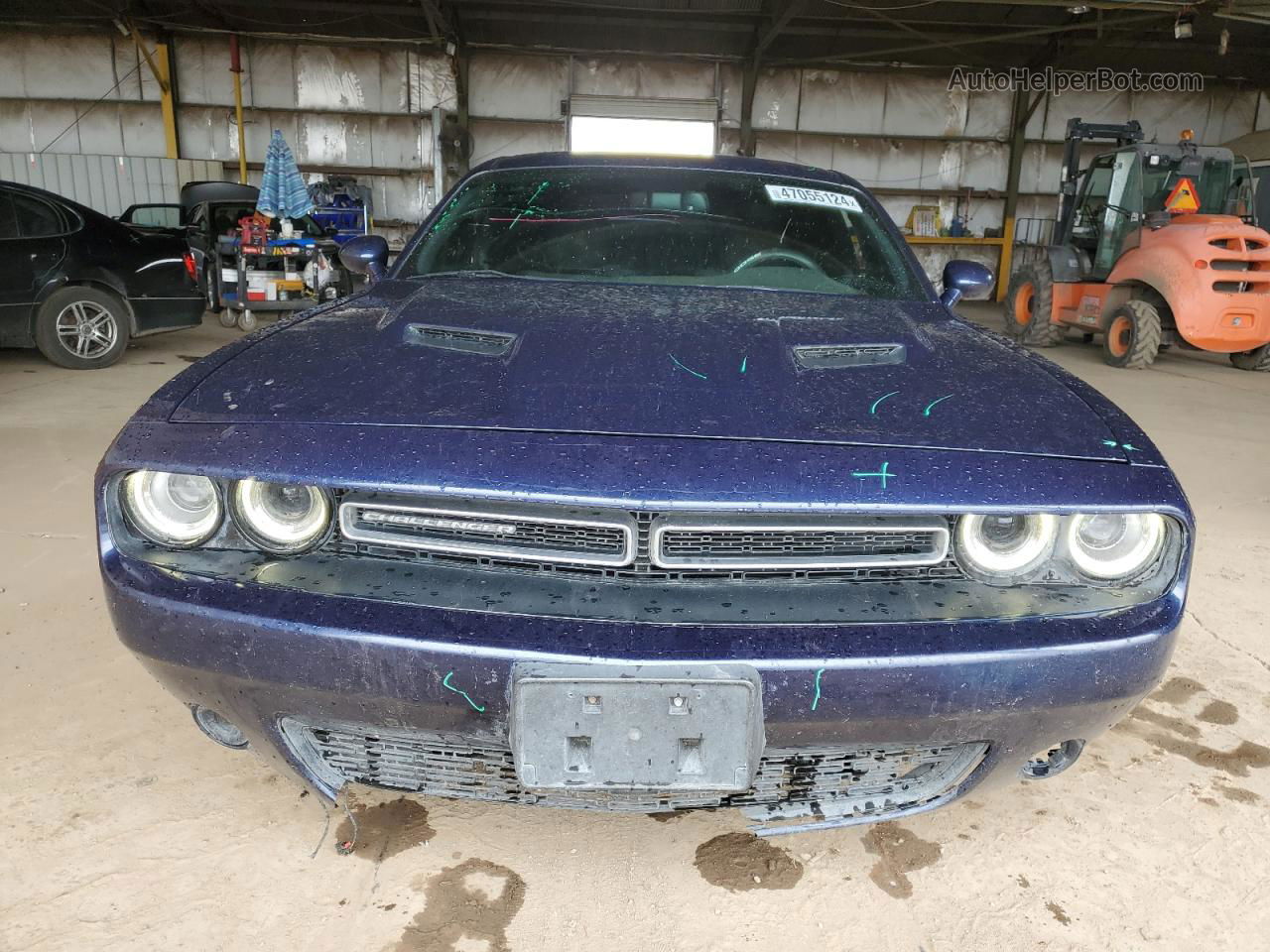 2015 Dodge Challenger Sxt Blue vin: 2C3CDZAG2FH709717