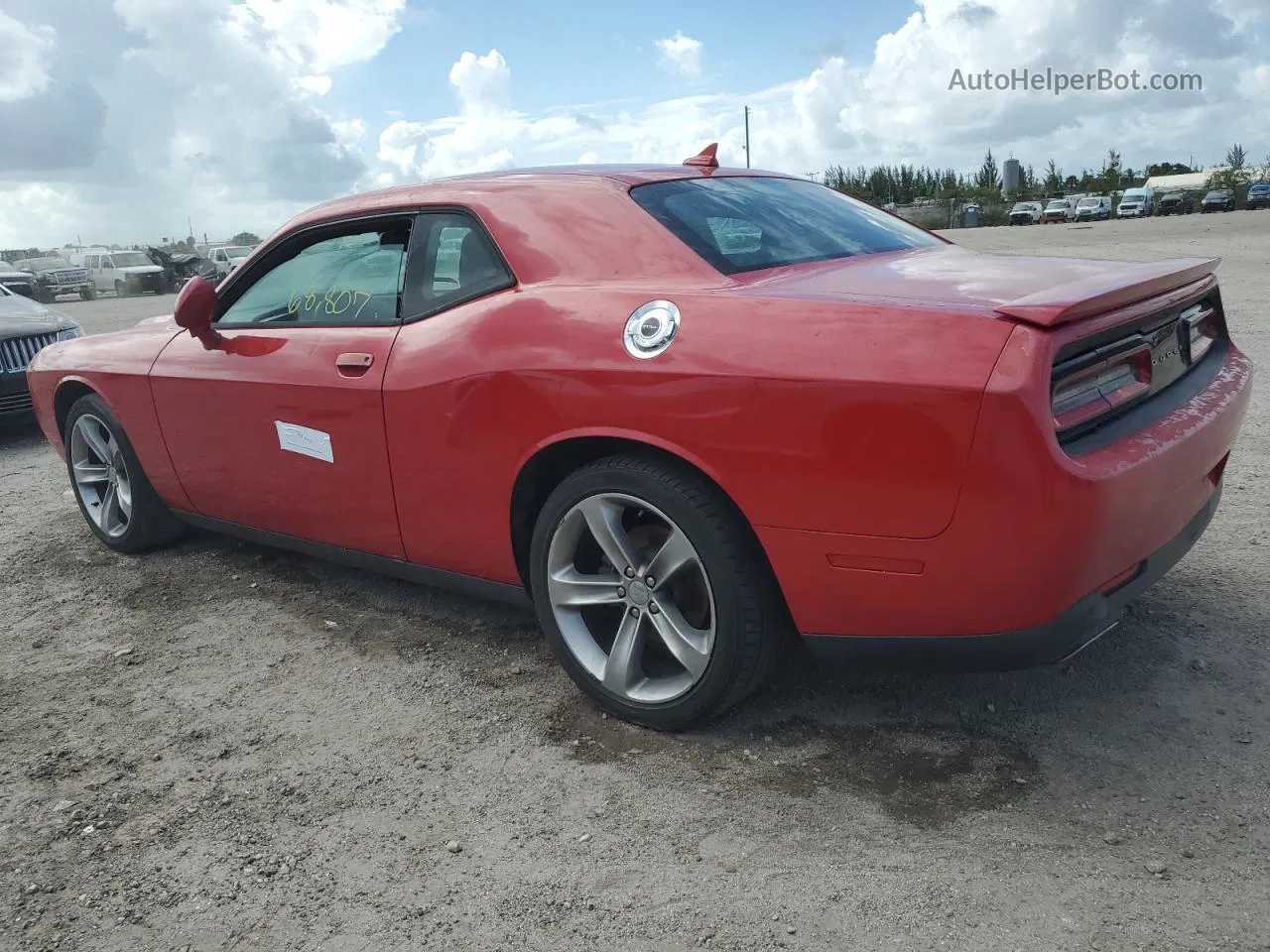 2015 Dodge Challenger Sxt Red vin: 2C3CDZAG2FH758691