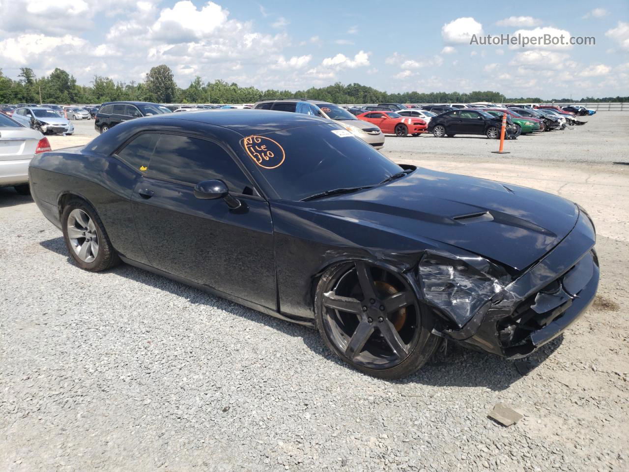 2015 Dodge Challenger Sxt Black vin: 2C3CDZAG2FH773787