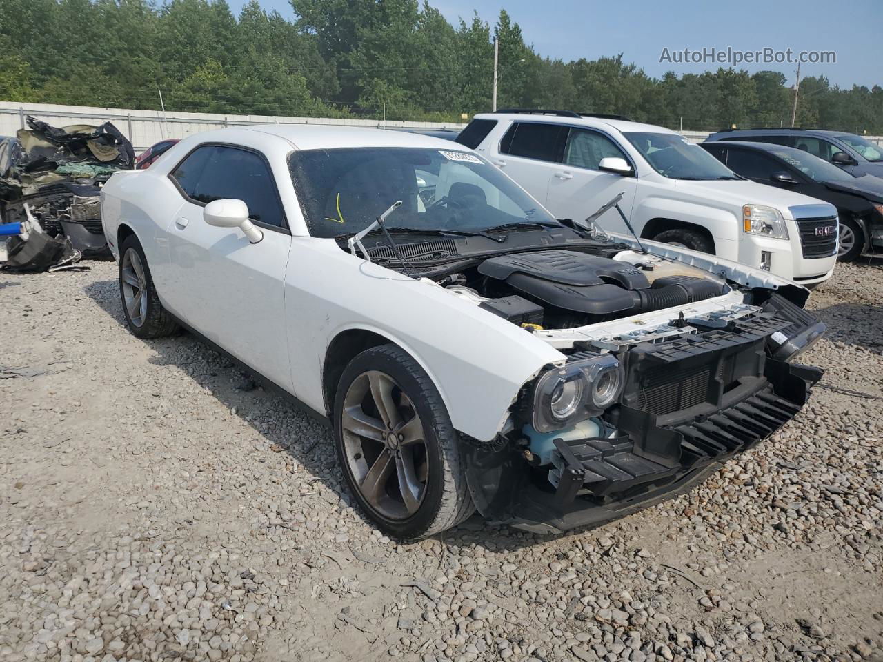 2015 Dodge Challenger Sxt White vin: 2C3CDZAG2FH774325