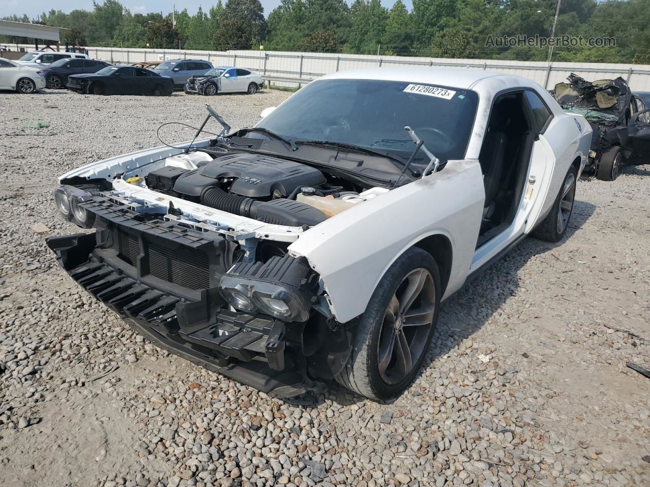 2015 Dodge Challenger Sxt White vin: 2C3CDZAG2FH774325