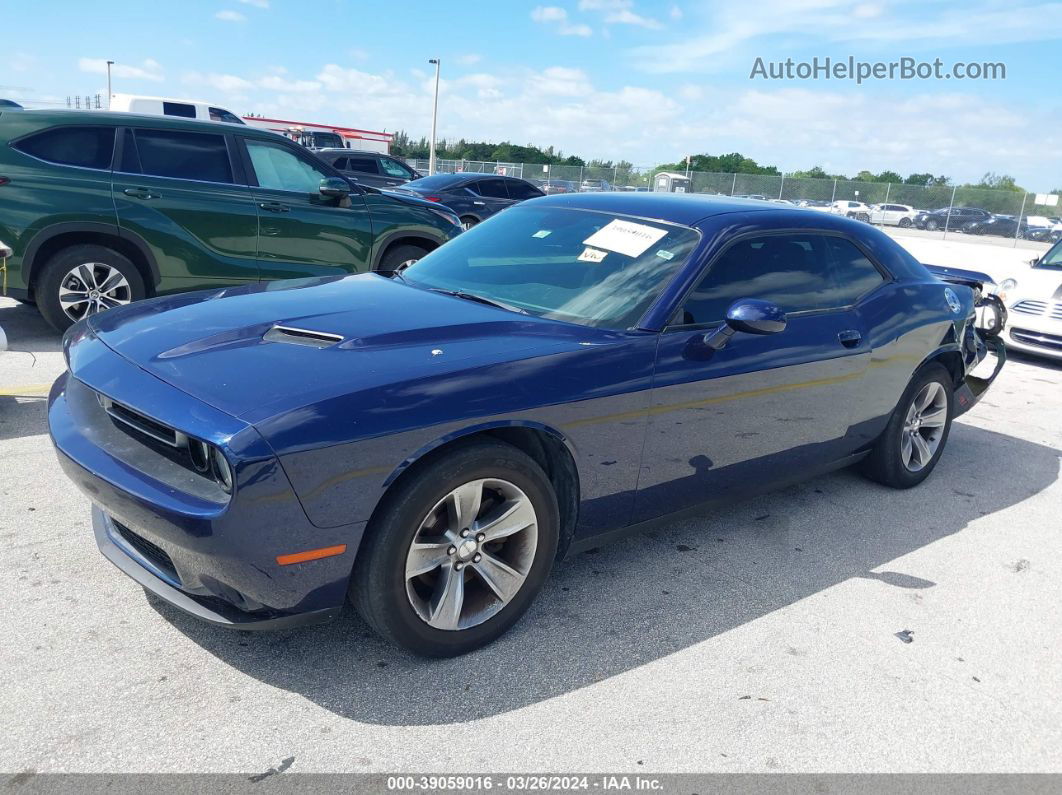 2015 Dodge Challenger Sxt Dark Blue vin: 2C3CDZAG2FH912235