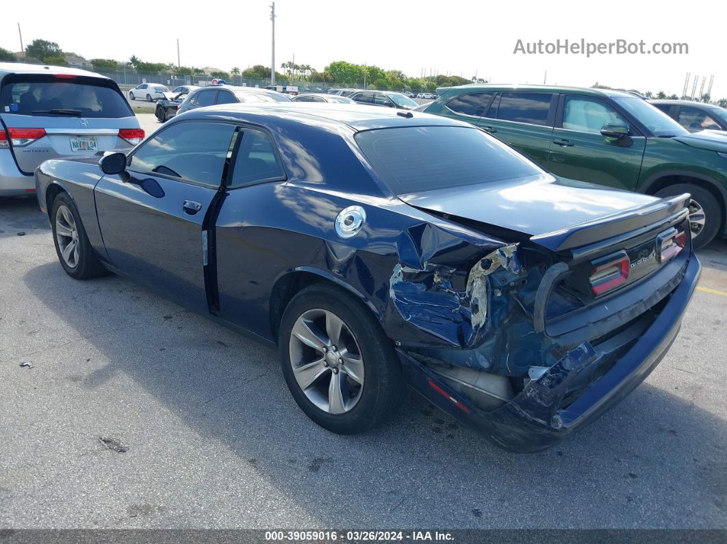 2015 Dodge Challenger Sxt Dark Blue vin: 2C3CDZAG2FH912235