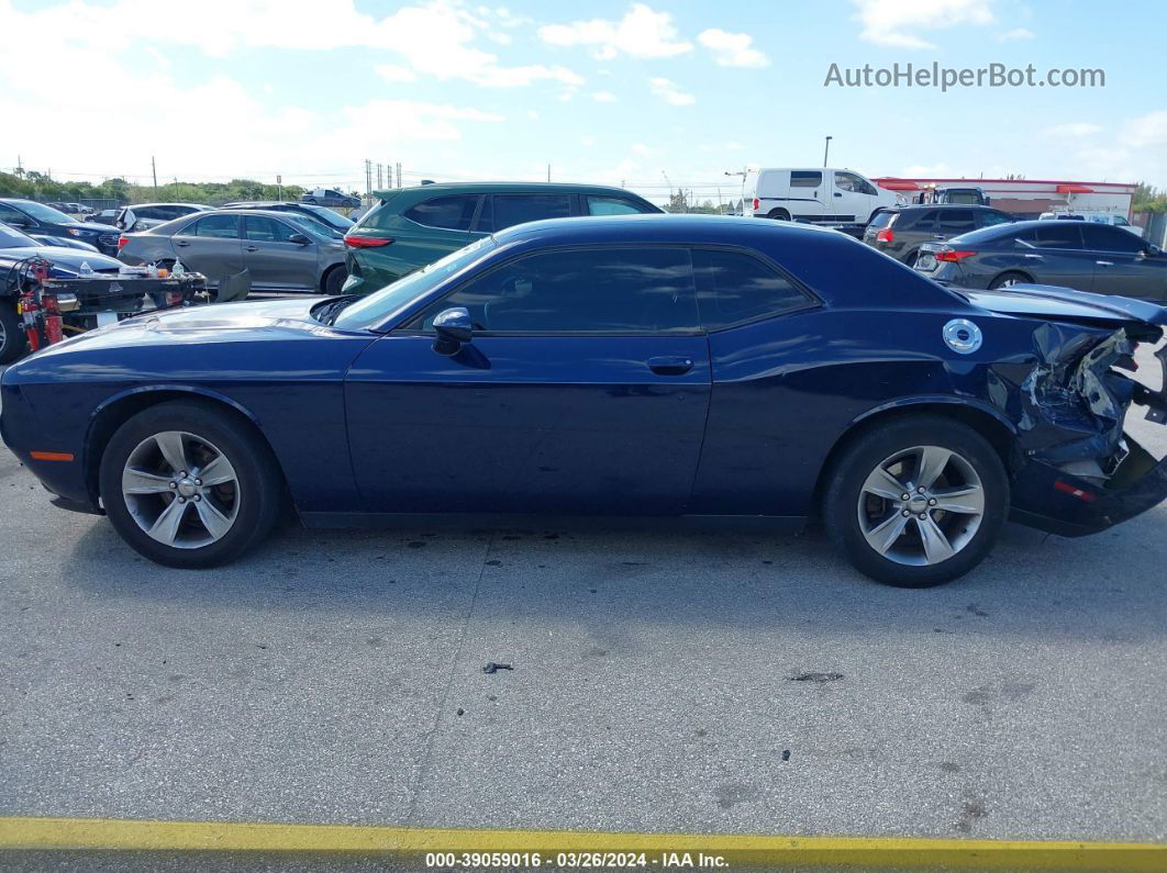 2015 Dodge Challenger Sxt Dark Blue vin: 2C3CDZAG2FH912235