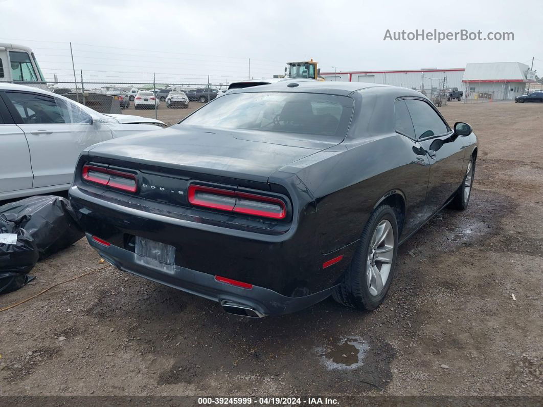 2016 Dodge Challenger Sxt Black vin: 2C3CDZAG2GH130728