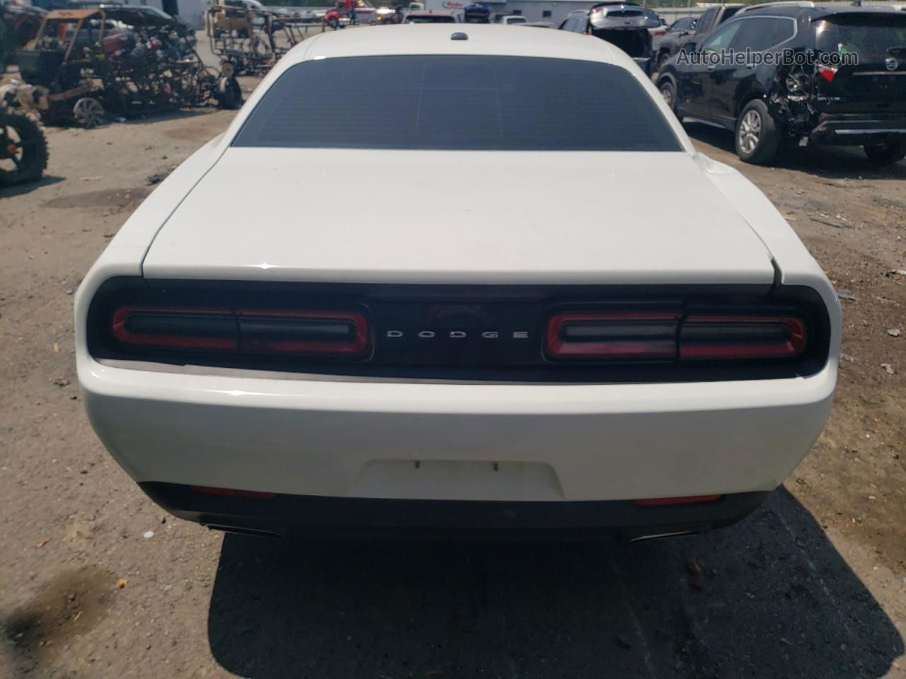 2016 Dodge Challenger Sxt White vin: 2C3CDZAG2GH137811