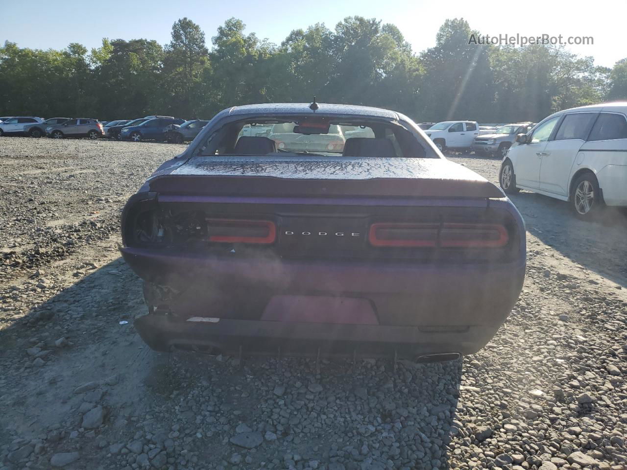 2016 Dodge Challenger Sxt Purple vin: 2C3CDZAG2GH168735