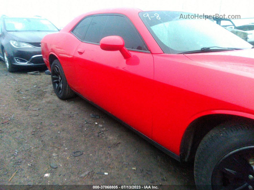 2016 Dodge Challenger Sxt Red vin: 2C3CDZAG2GH176737