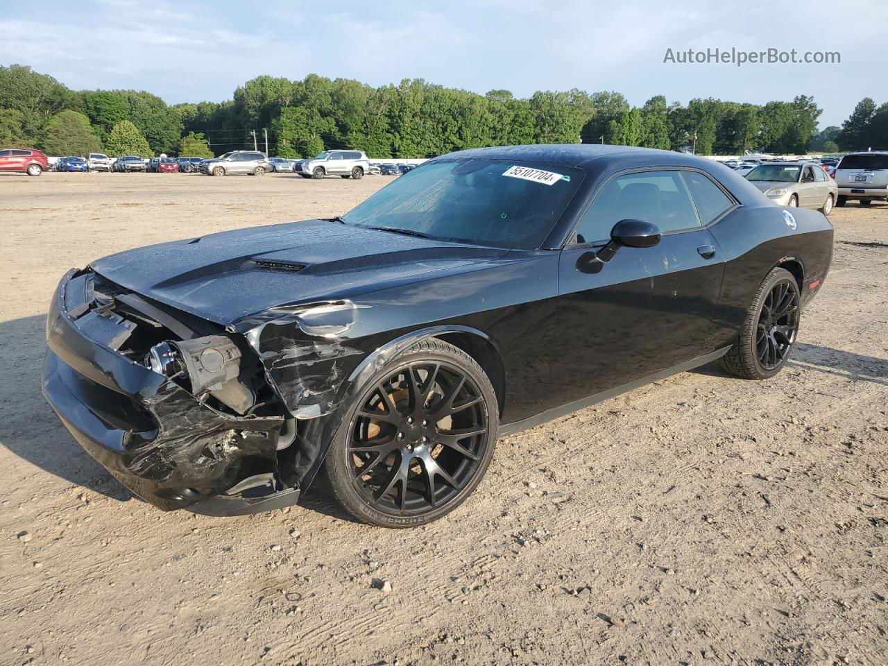 2016 Dodge Challenger Sxt Black vin: 2C3CDZAG2GH176754