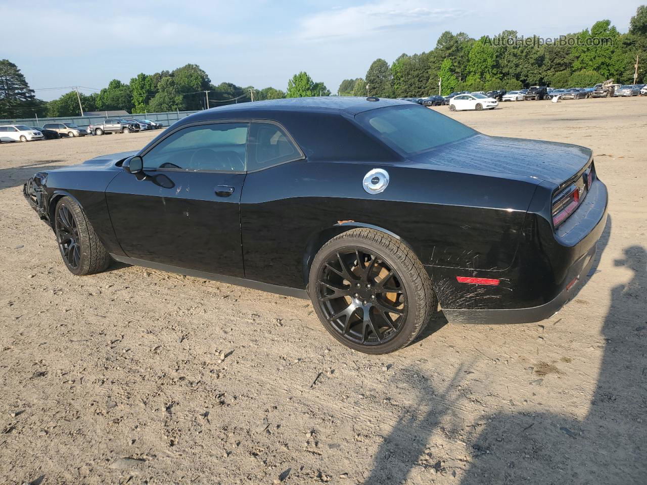 2016 Dodge Challenger Sxt Black vin: 2C3CDZAG2GH176754