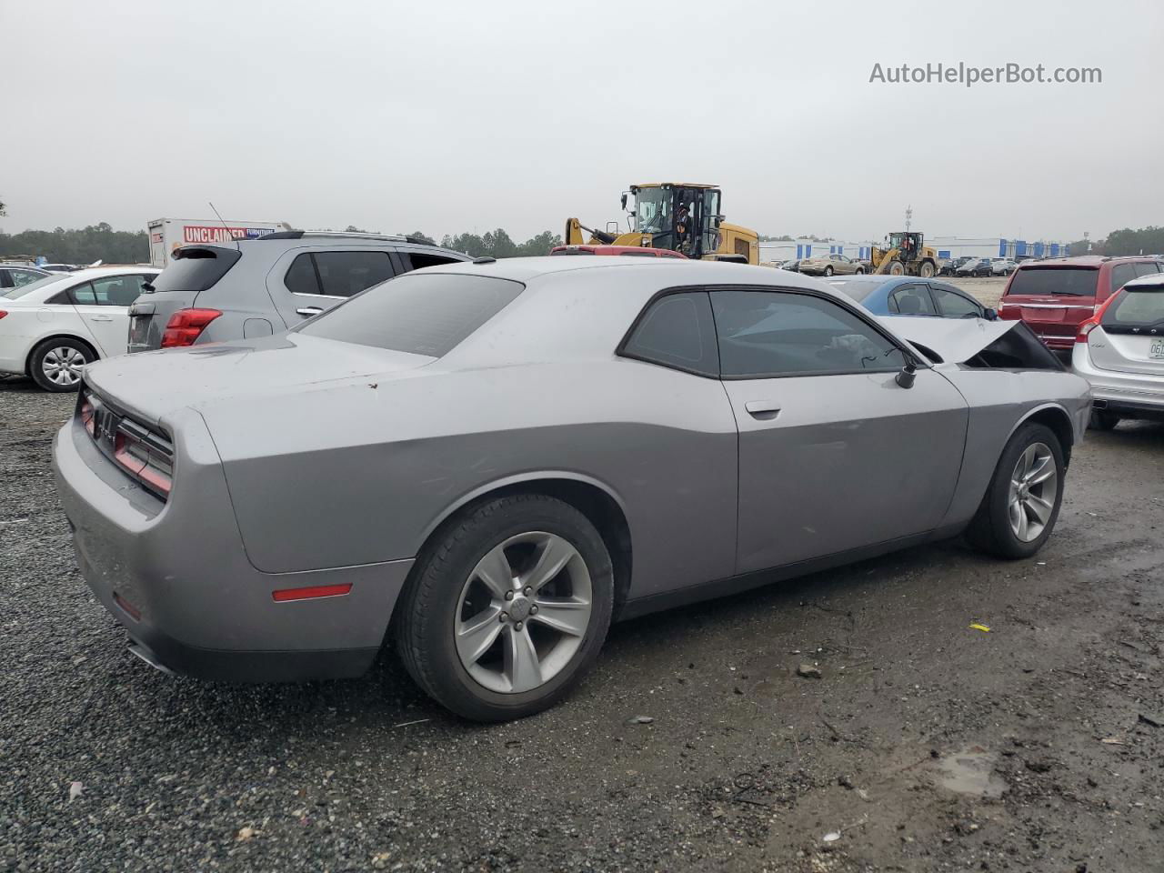 2016 Dodge Challenger Sxt Silver vin: 2C3CDZAG2GH176818