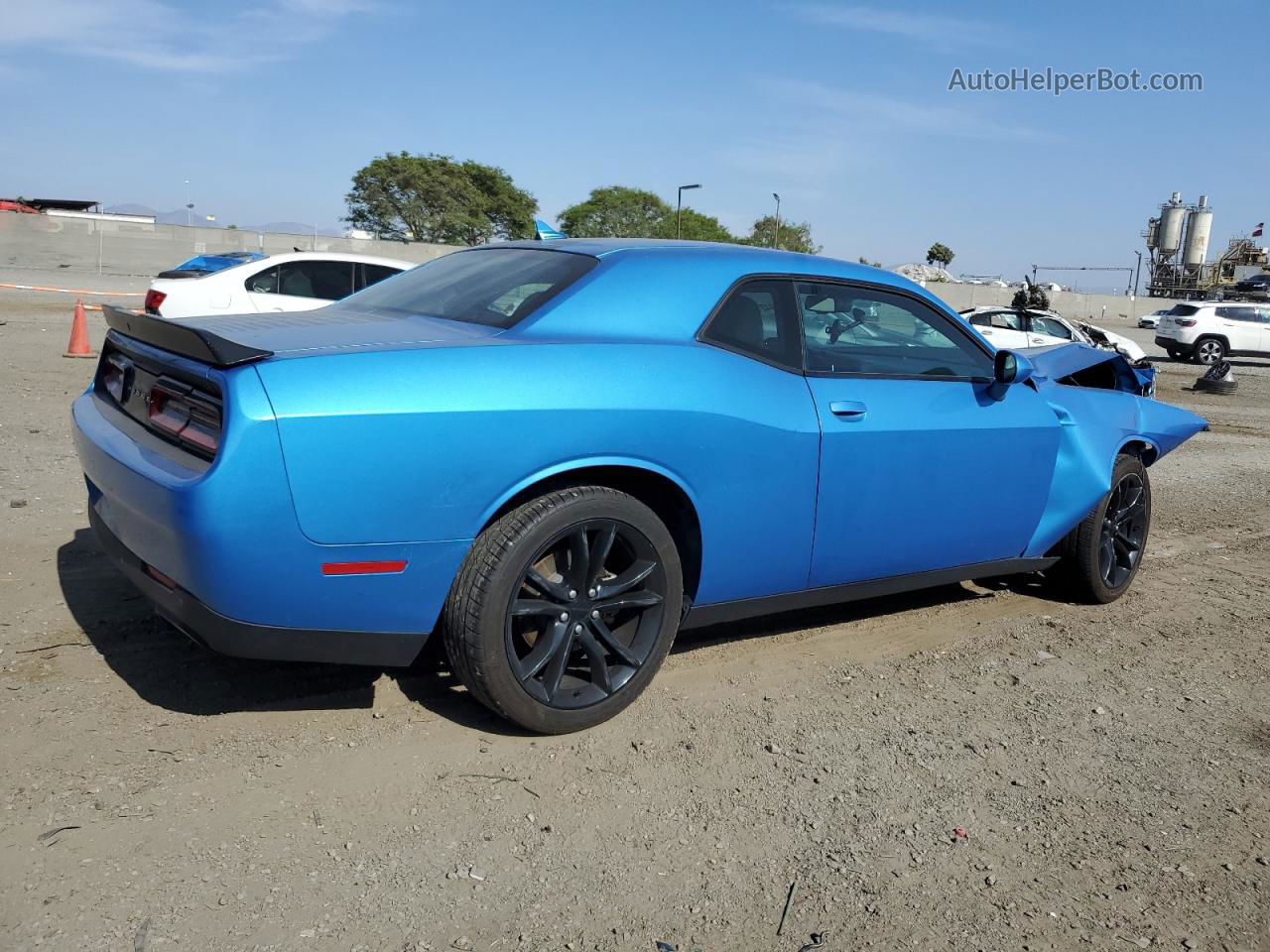 2016 Dodge Challenger Sxt Blue vin: 2C3CDZAG2GH195241