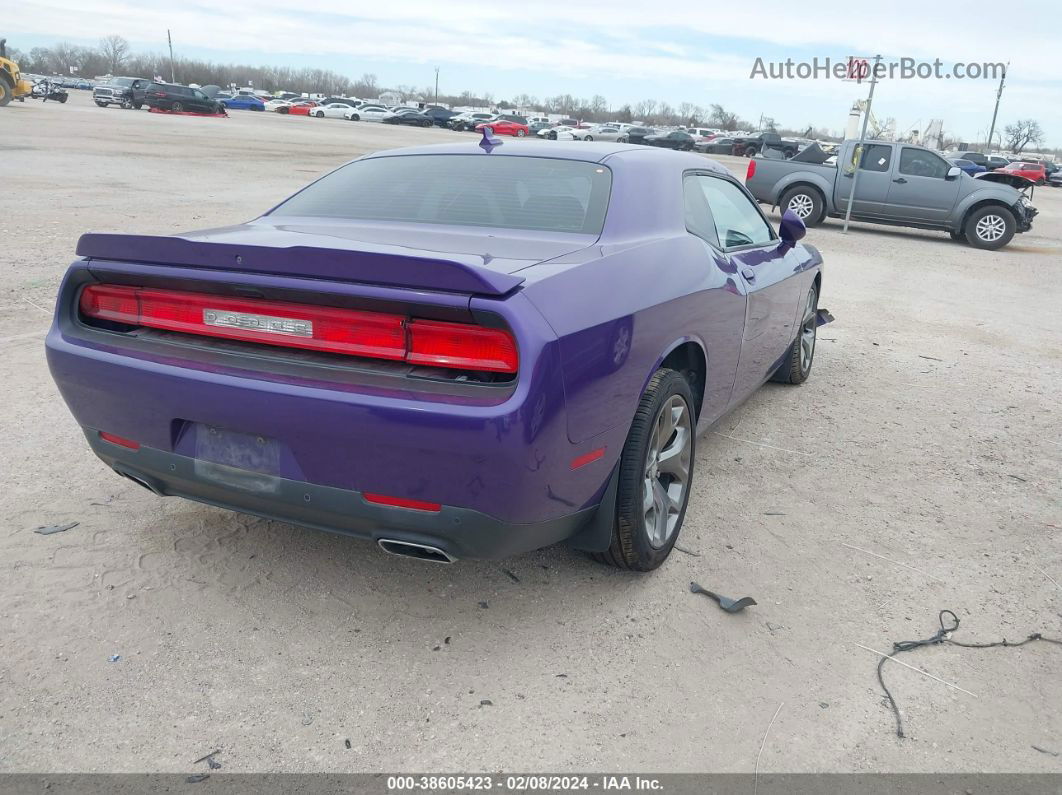 2016 Dodge Challenger Sxt Plus Purple vin: 2C3CDZAG2GH195501