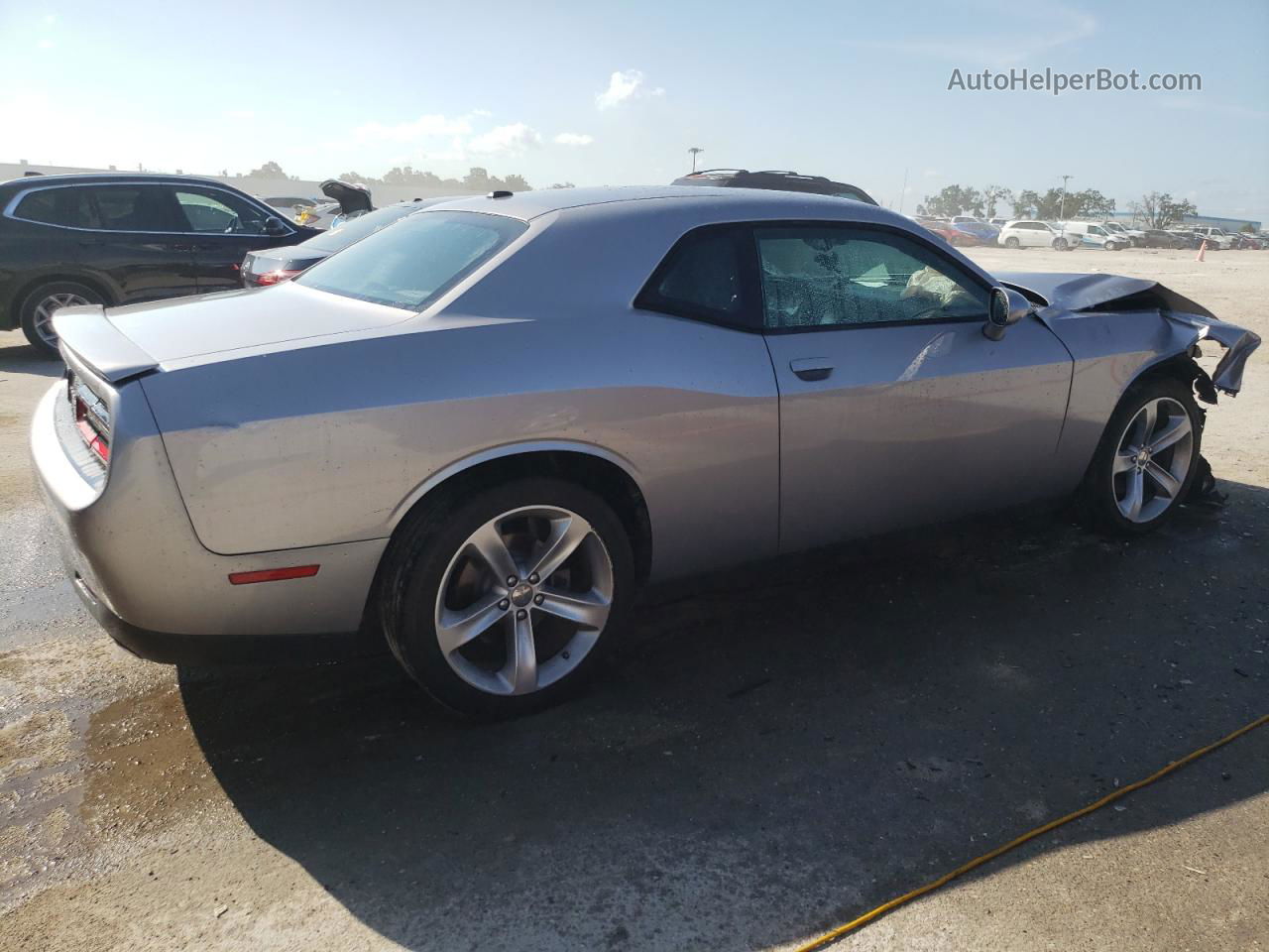 2016 Dodge Challenger Sxt Silver vin: 2C3CDZAG2GH201913