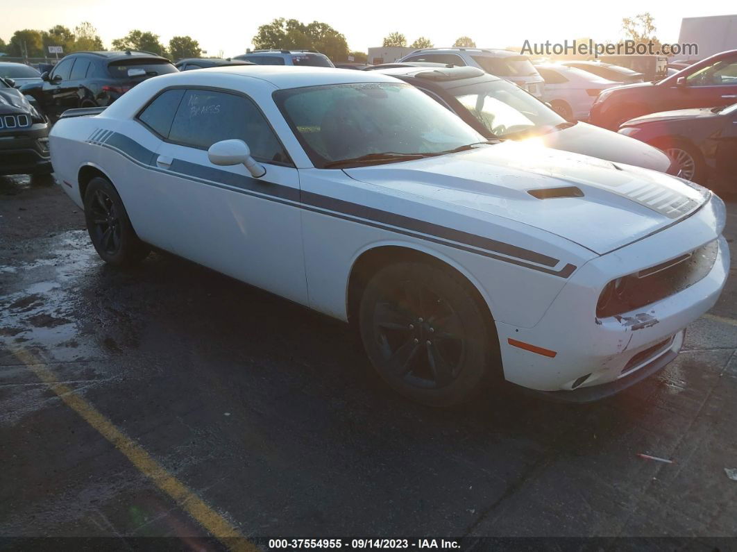 2016 Dodge Challenger Sxt White vin: 2C3CDZAG2GH209638