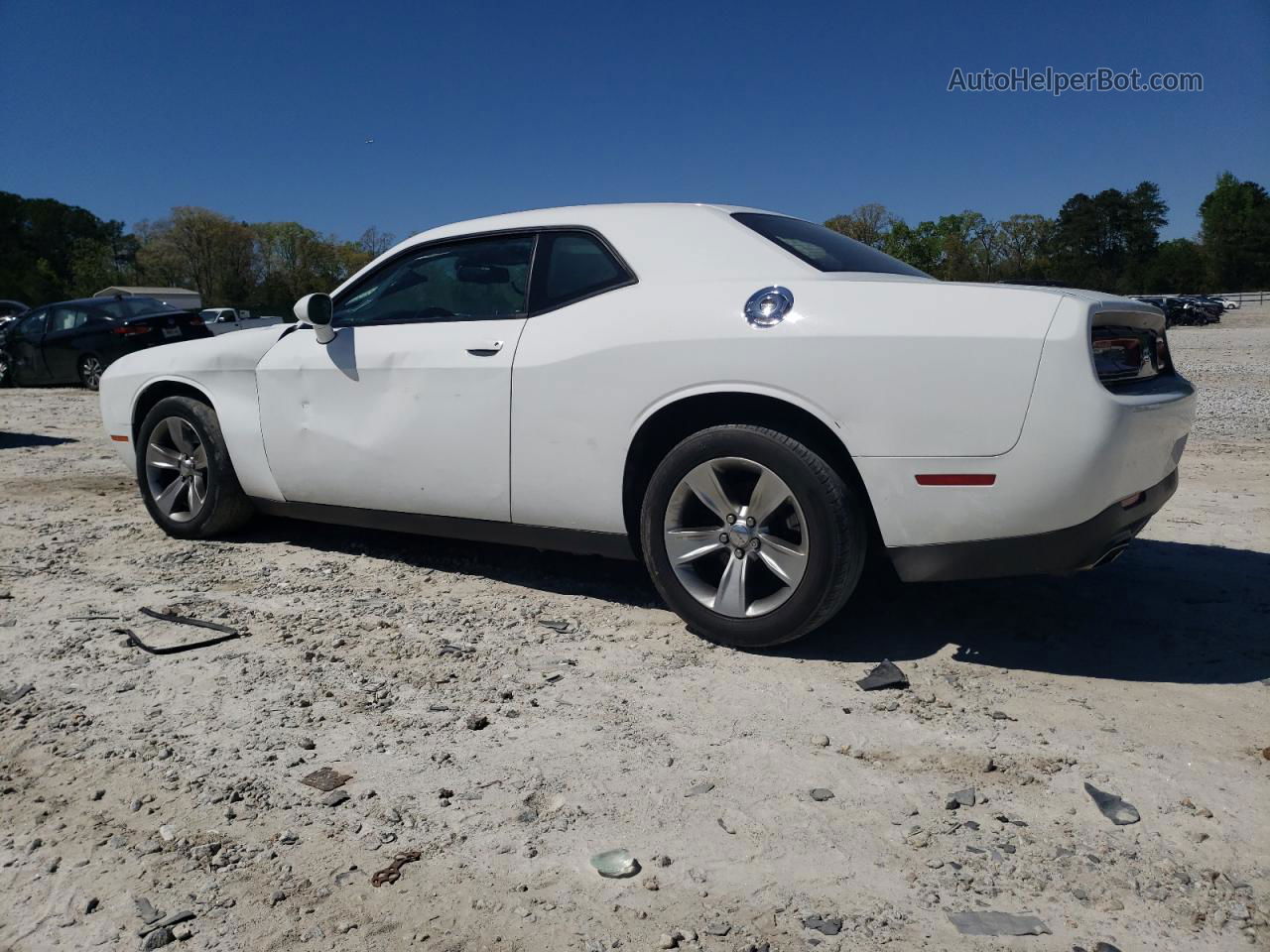 2016 Dodge Challenger Sxt White vin: 2C3CDZAG2GH311960