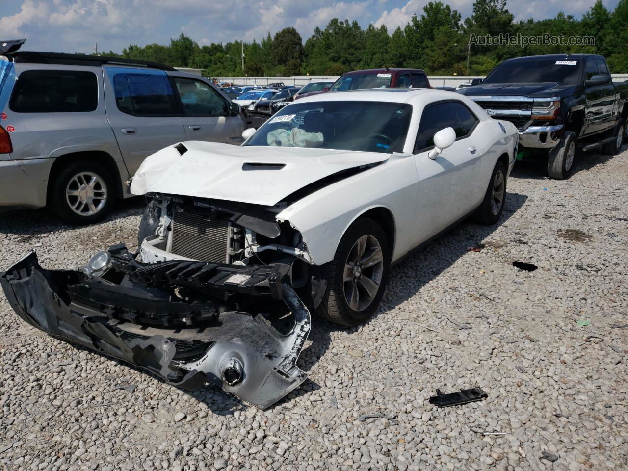 2016 Dodge Challenger Sxt White vin: 2C3CDZAG2GH338513