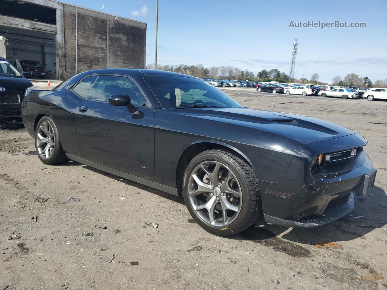 2017 Dodge Challenger Sxt Black vin: 2C3CDZAG2HH501422