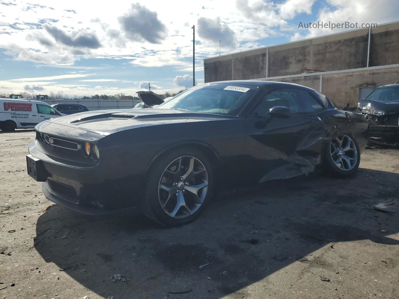 2017 Dodge Challenger Sxt Black vin: 2C3CDZAG2HH501422