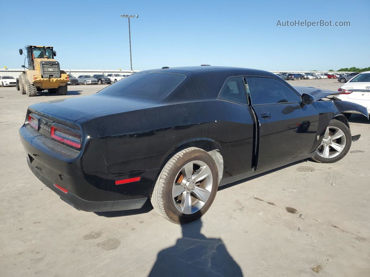 2017 Dodge Challenger Sxt Black vin: 2C3CDZAG2HH550426